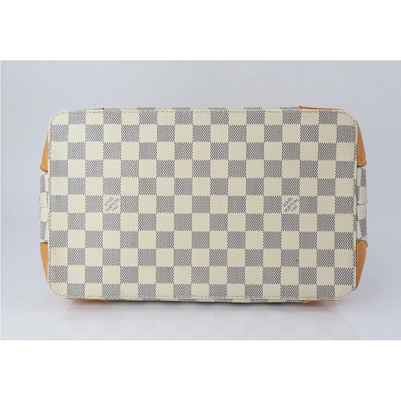 Louis Vuitton Tan and Cream Checkered Tote - Picture 5 of 16